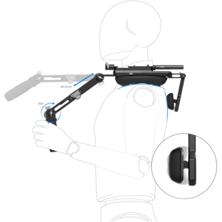 SmallRig 4181B SR007 Pro - zestaw, profesjonalny rig na ramię/naramienny (All-In-One)